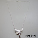MEDIUM BUTTERFLY PENDANT WITH COCOON AND CHAIN
