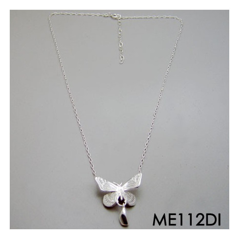 MEDIUM BUTTERFLY PENDANT WITH COCOON AND CHAIN