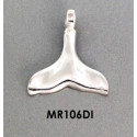 SMALL WHALE TAIL PENDANT