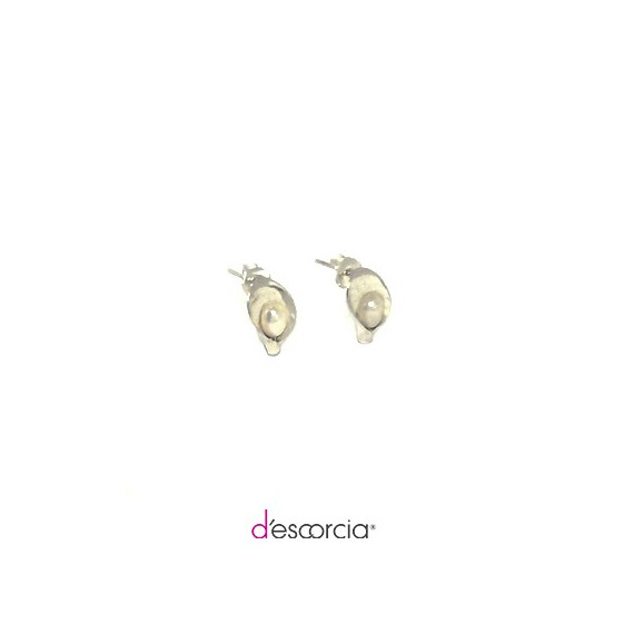SMALL CALLALILYS EARRINGS WITH PEARL