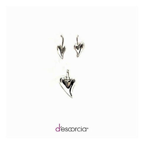 Set se aretes y dije de corazón bombeado 