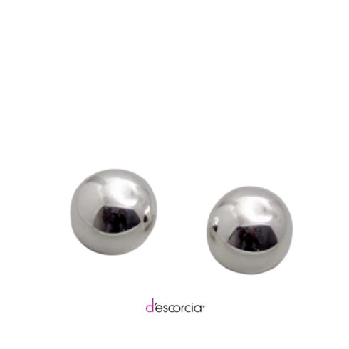 HALF BALL EARRINGS