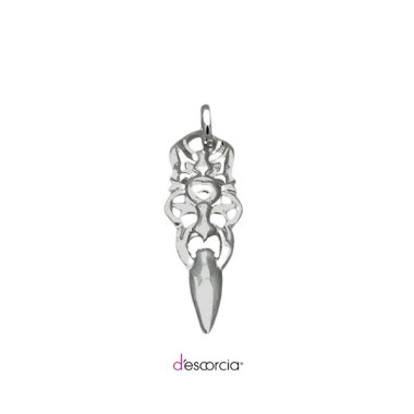 DAGGER PENDANT WITH SKULL