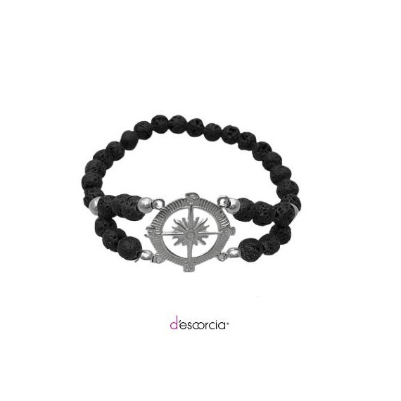 COMPASS ROSE BRACELET WITH STONES