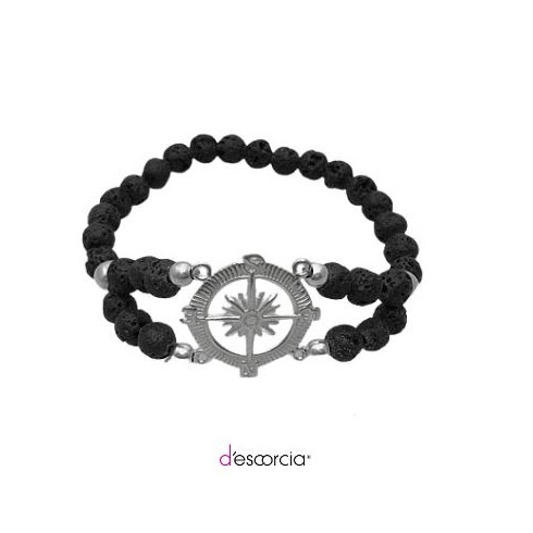 COMPASS ROSE BRACELET WITH STONES