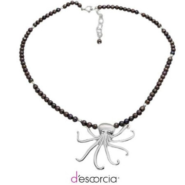 COLLAR DE PULPO MED PERLAS