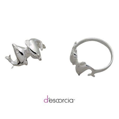 TWO DOLPHINS RING