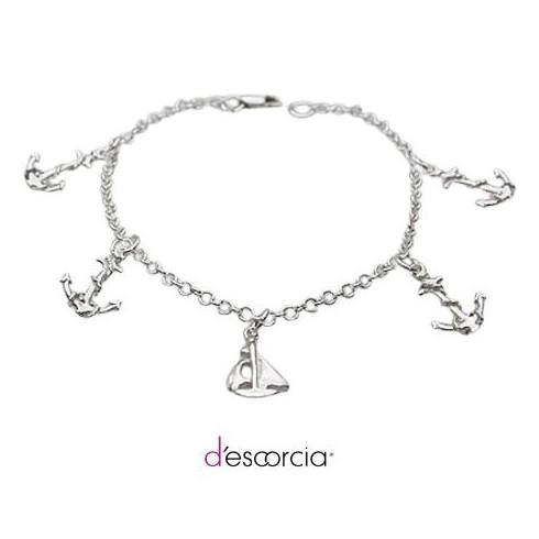 ANCHORS AND SAILBOAT BRACELET