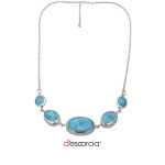 LARIMAR OVAL NECKLACE