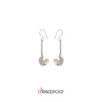 ARETES DE CORAZON CON TUBO Y ARILLO