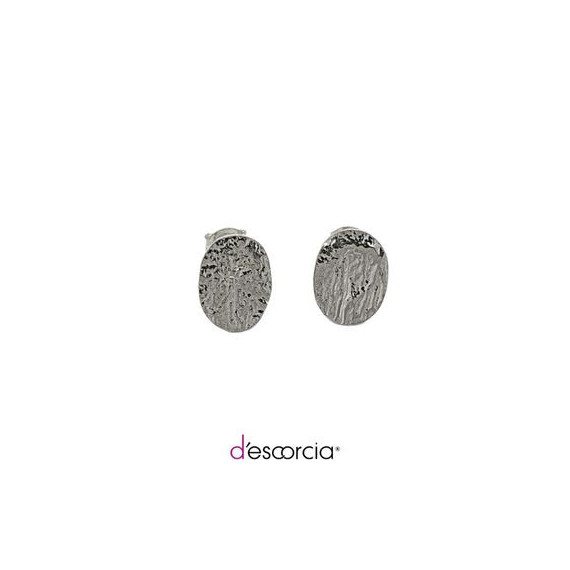 Aretes óvalo, de plata mayoreo