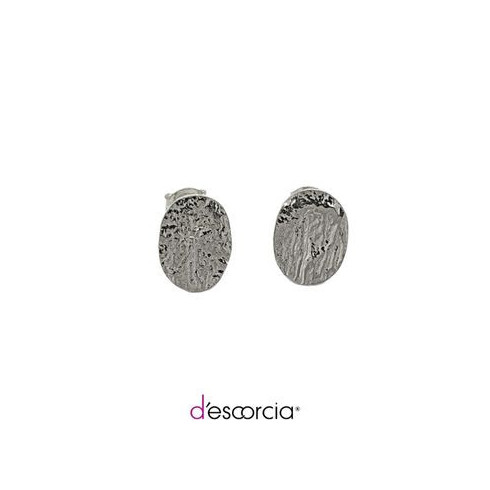 Aretes óvalo, de plata mayoreo