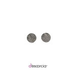 Aretes círculo de plata .925