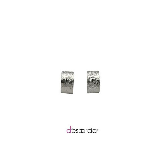 Aretes bombeados, de plata .925