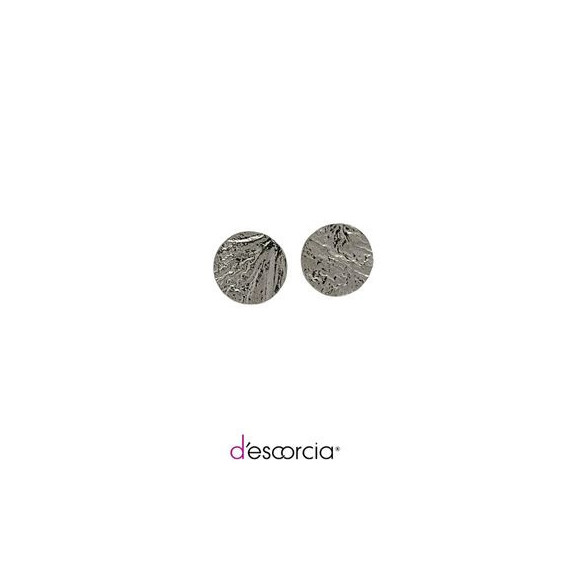 Aretes círculo de plata .925