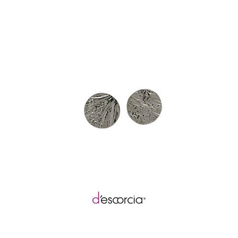 Aretes círculo de plata .925