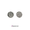 Aretes círculo de plata .925