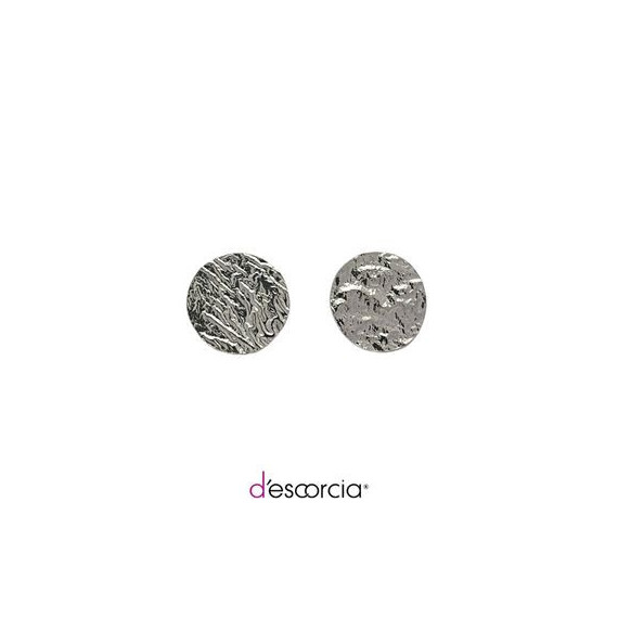 Aretes círculo de plata .925