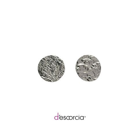 Aretes círculo de plata .925