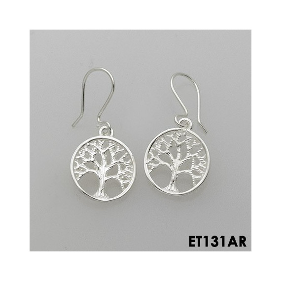 ROUND TREE OF LIFE EARRINGS